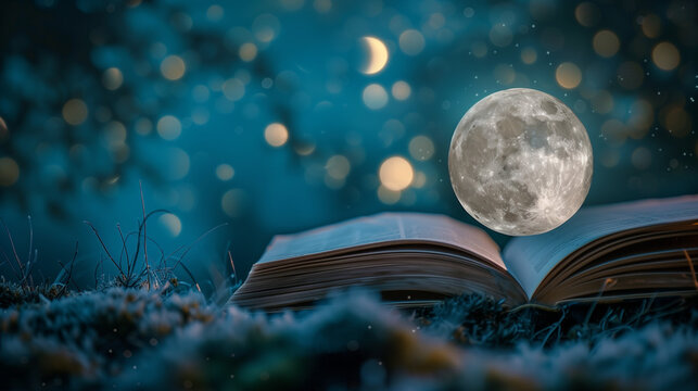 
"Old farmer's almanac open to moon planting chart 