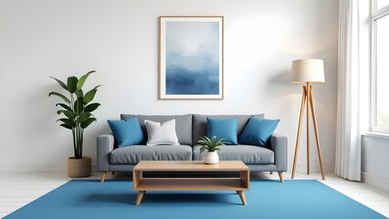 Bright and Sleek Modern Living Room