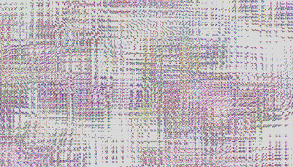 Obraz premium Glitch noise static television VFX. Visual video effects stripes background, CRT tv screen no signal glitch effect