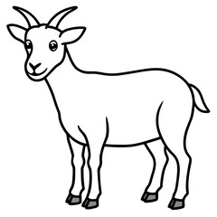 Simple Goat Vector