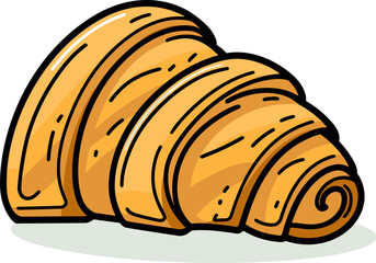 Golden Croissant: A Delightful French Pastry for Breakfast or Brunch