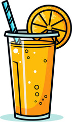 Vibrant Orange Juice: A Refreshing Tropical Delight