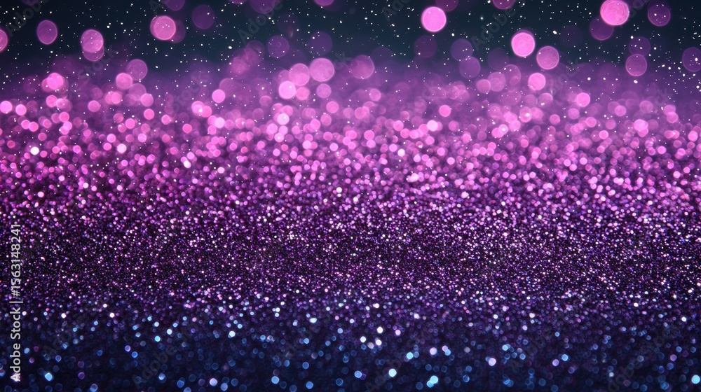 Aufkleber sparkle and glitter particle dense glitter particles scattered across a dark background, creating a 