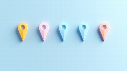 Location GPS Icon A combination of GPS and map icons, representing location services, modern design.