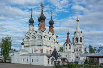 Russian pattern - Trinity Cathedral and bell tower
