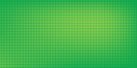 Dots halftone yellow green color pattern gradient texture background.