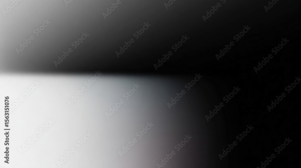 Aufkleber black and white abstract background with a gradient effect. the top half of the image is black, whil