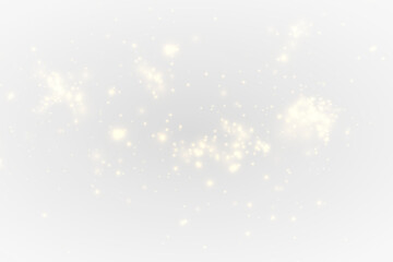 PNG Golden Sparkle Cloud with Glowing Stardust and Confetti. Luxurious Holiday Overlay for Christmas Design, Elegant Festive Backgrounds, and Shiny Light Effect Templates