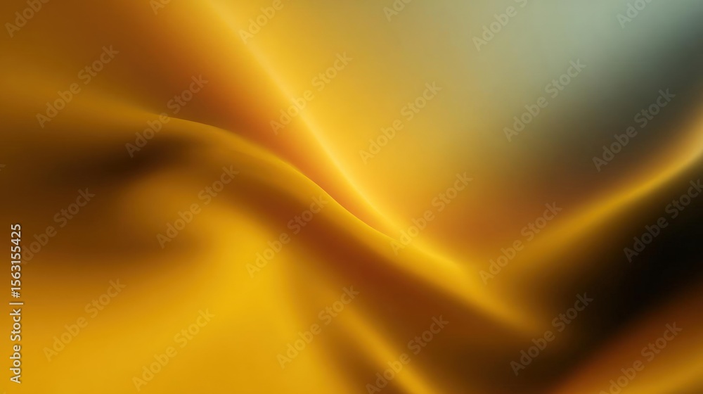 Aufkleber abstract background with a smooth and flowing texture. the colors are predominantly yellow and orang