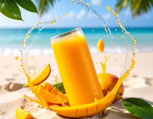 Mango splashing post