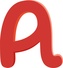 3d letter a