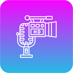 Broadcast video Icon