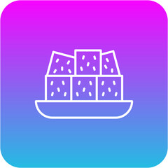 Fototapeta premium Tofu Icon