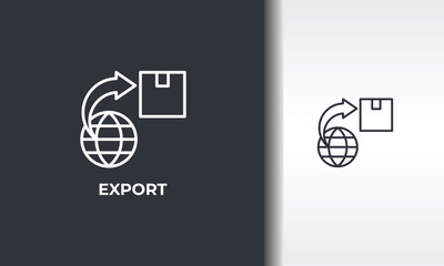 Export Vector, Icon Or Logo Sign Isolated Symbol Illustration
