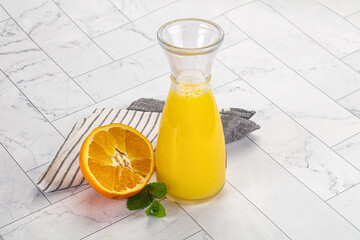 Fresh Orange juice with fruit