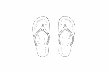 Line Drawing of Flip-Flops