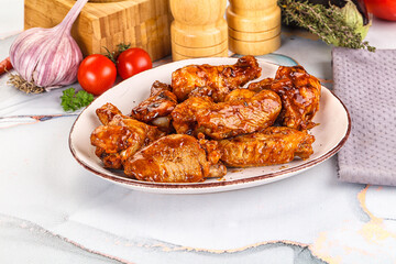 Buffalo chicken wings barbecue sauce