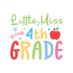 Little Miss 4th grade back to school days