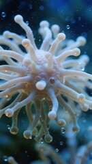 Close-up of a Sea Anemone with Tentacles Extended