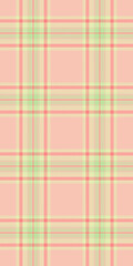 Japanese check texture plaid, rustic seamless background pattern. Golf textile fabric vector tartan in light and green colors.