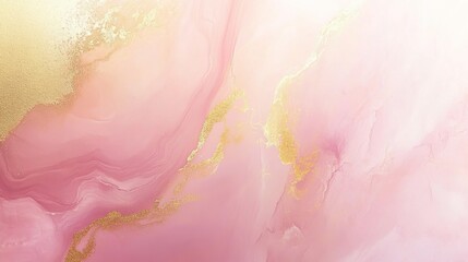 Soft pink and gold gradient background, luxurious, delicate, smooth, warm, elegant, abstract, architecture style modernist, color scheme pink and gold, flowing blend.