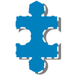 vector illustration of an abstract puzzle