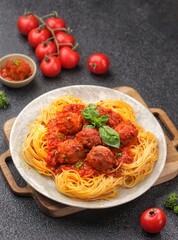 Spaghetti Meatballs is an Italian - American dish. classic spaghetti pasta recipe with the addition of meatballs