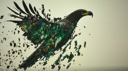 Cosmic Eagle T-Shirt Design