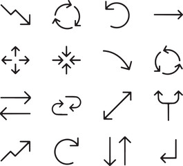 Christmas Line Icons Set – Gingerbread, Candy Cane, Ornament, Hat, Leaf, Christmas Tree, Outline, Winter, Icon, Holiday, Festive, Minimal, Snow, Thin Line, Decoration

