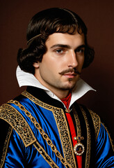 Obraz premium Gian Galeazzo House of Visconti Duke of Milan 1395 artistic interpretation