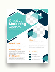 Corporate Marketing Agency Promotion Flyer, Social Media Marketing Flyer Design, 