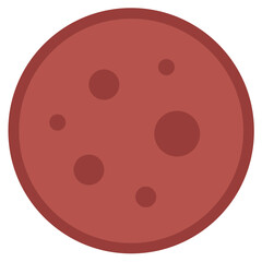 farbiges Salami Icon
