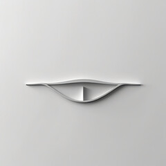 Sleek Minimalist Modern Logo Design Abstract Curve Symbol