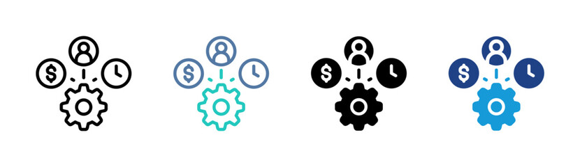 Resource Allocation Icon