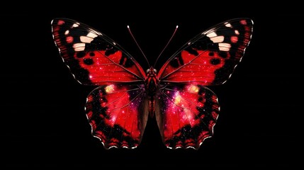 Cosmic Butterfly T-Shirt Design