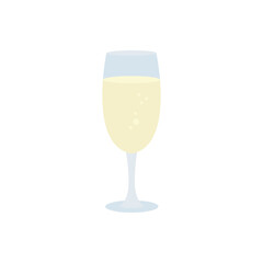 champagne glass emoji symbol sign icon vector illustration