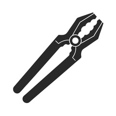 Blacksmith Tongs silhouette vector illustration