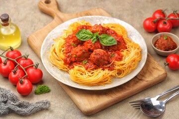 Spaghetti Meatballs is an Italian - American dish. classic spaghetti pasta recipe with the addition of meatballs