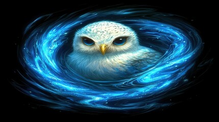 Nebula Owl T-Shirt Graphic