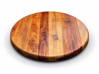 Wooden round table display modern interior product photography studio setting top view home decor inspiration