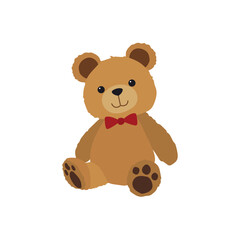 teddy bear toy emoji symbol sign icon vector illustration baby cute 