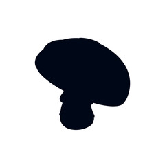 red mushroom emoji symbol sign icon vector illustration