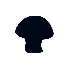 red mushroom emoji symbol sign icon vector illustration