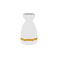 vase mug jug pitcher sake bottle emoji symbol sign icon vector illustration
