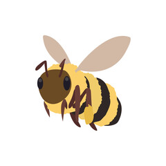 bee emoji symbol sign icon vector illustration cute insect honey
