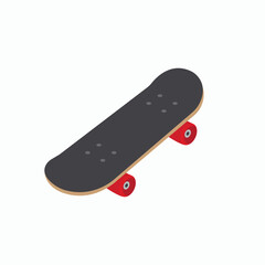 skateboard skater emoji symbol sign icon vector illustration