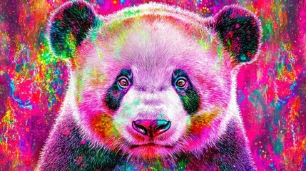 Galaxy Panda T-Shirt Art