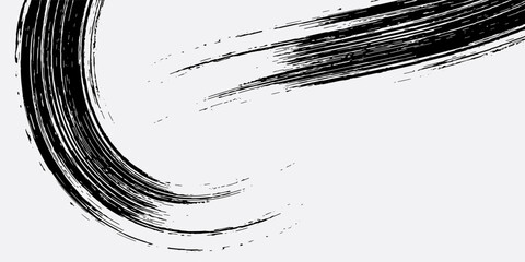 Grunge texture. Monochrome texture. Grunge black and white pattern. Brush strokes. Scratches Strokes.