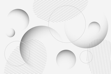 abstract grey background with gradient color circular shapes. vector illustration