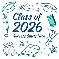 Graduation Celebration Elements graduation cap book